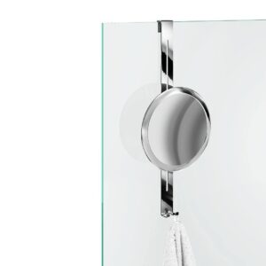 HANG UP Kosmetikspiegel für Glasduschabtrennungen - Chrom