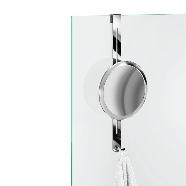 HANG UP Kosmetikspiegel für Glasduschabtrennungen - Chrom