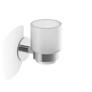BA SK WMG     BASIC Wandmundglas Selbstklebend - Chrom