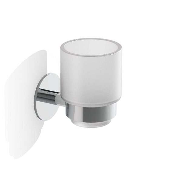 BA SK WMG     BASIC Wandmundglas Selbstklebend - Chrom