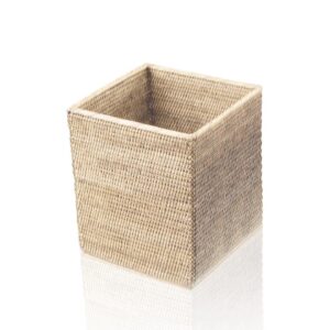 BASKET QK    Papierkorb quadrat - Rattan hell