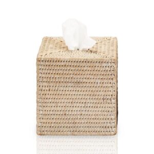 BASKET KBQ    Papiertuchbox quad. - Rattan hell