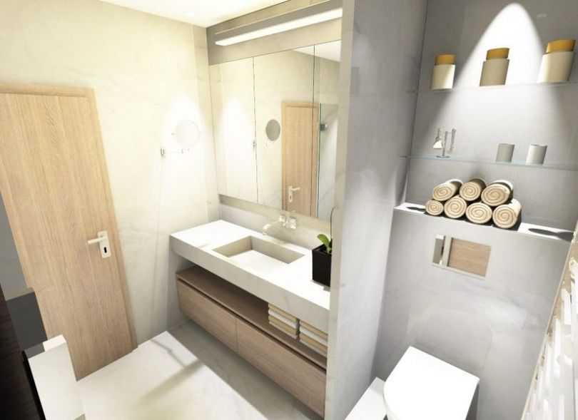 Penthouse an der Alster - Modernes Badezimmer